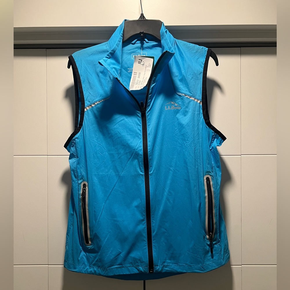 L.L. Bean Blue Zip-Up Men’s Vest